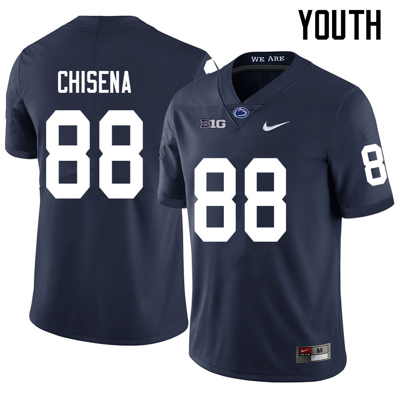 Youth #88 Dan Chisena Penn State Nittany Lions College Football Jerseys Sale-Navy